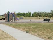 View of open area around playground
