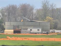 Progress Picture of the North Water Tank