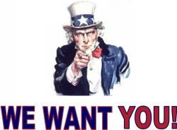 We want you to be a volunteer for the 4th of July!
