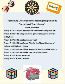 2025 Summer Library Reading Program