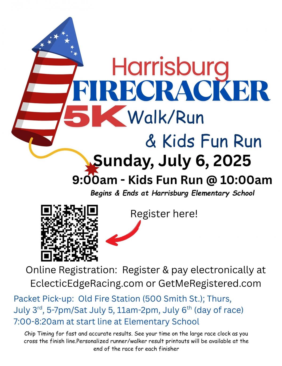 Firecracker 5K Poster